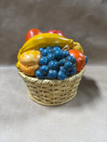 Ceramic Hand Painted Fruit Bowl With Lid