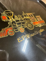 Couroc Of Monterey Tray Train Locomotive Engine CP Huntington ** READ DESCRIPTION **