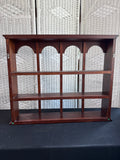 Wooden Curio Hanging Curio Shelf