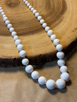 White Beaded Necklace