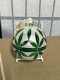 Waterford Vintage Holiday Heirlooms Frosted Glass Ball Ornament E, 4 Available, PRICED INDIVIDUALLY