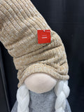 3.5FT Plush Sitting Gnome with Posable Hat