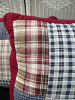 Pair of Authentic Kids American Patchwork Throw Pillows