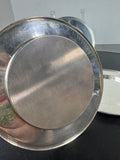 3-Piece M. Fred Hirsch Monogrammed Sterling Silver Bread & Butter Plates