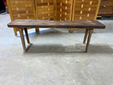 Vintage Handcrafted Bench