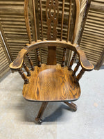 Tall Back Wooden Office Chair