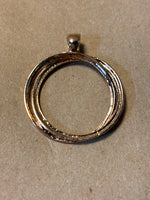 Rose Gold Circle Pendant