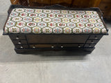 Lane Trunk with Embroidered Bench Seat