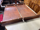 Dining Set: Table, 2 Leaves, Table Pads and (8) Chairs***HEAVY ITEM***READ DETAILS ON PICK UP POLICY***