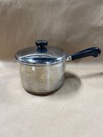 1801 Revere Ware Pot With Lid And Copper Bottom — 3 Quart