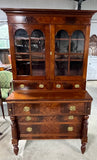 Antique Two Piece Butler's Desk/Drop Front Secretary***HEAVY ITEM***