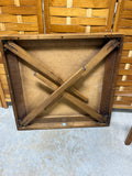Vintage Stakmore Folding Card Table with (3) Folding Chairs