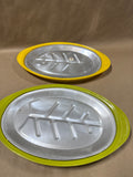 Set Of 4 Colored Steak Serving Trays