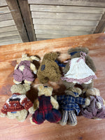 Boyd's Bears Plush Lot, 7 pc