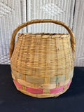 Hand Woven Split Bamboo Basket