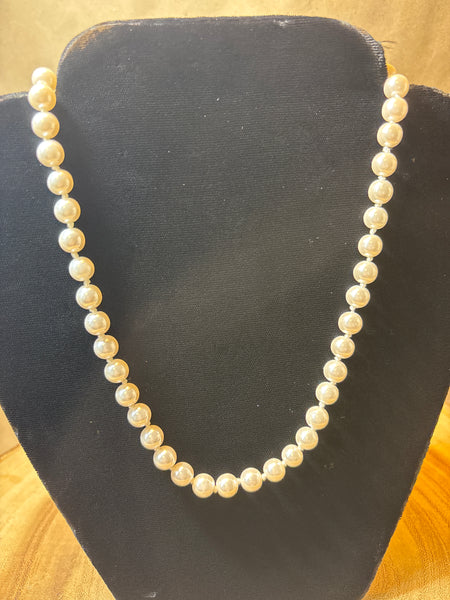 Faux Pearl Necklace