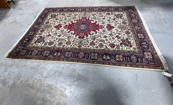 K- Hand Knotted Iranian Rug, Multi-color, 10 ft x 7 ft