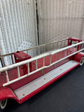 Tonka TFD Vintage Pressed Steel Aerial Ladder Fire Truck with Side Ladders