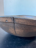 Dick Behrends & Friends XL Primitive Vintage Wooden Bread Bowl