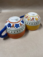(B) Set Of 2 Mexican Sunrise Coffee Mugs