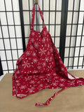 Red Snowflake Apron