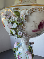 Carl Thieme Style Apollo Duplex Converted Oil Lamp (WORKS) AS IS (READ DESCRIPTION CAREFULLY)