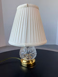 Waterford Crystal Maeve Accent Lamp with Original Shade (WORKS)