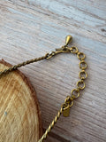 Monet Vintage Gold Tone Bib Necklace