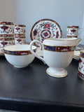 28-Piece Royal Worcester England Prince Regent Fine Bone China Tea Set