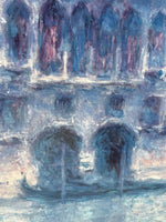 Claude Monet Poster of Palazzo da Mula from National Gallery of Art; signed