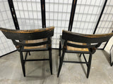 Hitchcock Style Pair of Chairs with Cane Seats