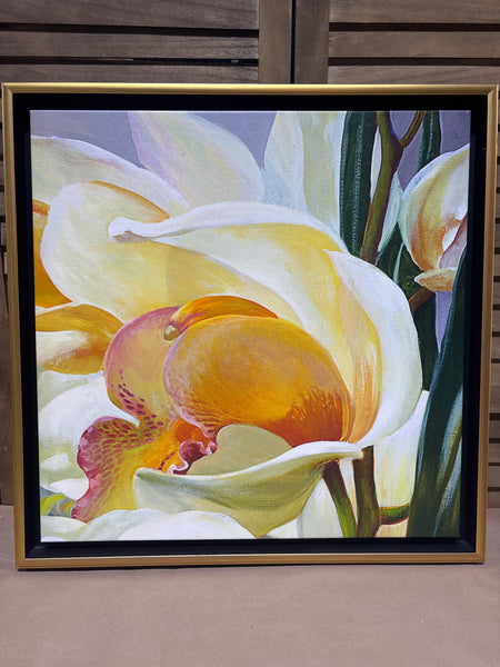 Atrium Orchids II Print on Canvas by Elizabeth Horning