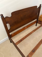 B- Double Bed with Side Rails and Slats
