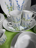 77-Piece Mikasa Japan L9001 Blue Bells China Set