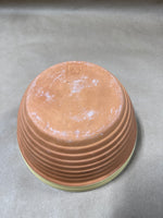 Yellow Ware Pottery Mixing Bowl Terra Cotta "A"