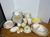 Franciscan Earthenware Hacienda Gold Dish Set, 60 pc