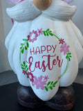 Happy Easter Large Plaster Gnome
