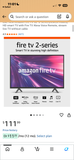 Amazon 2-Series Model HD32N200A Fire TV 32" NO REMOTE