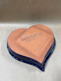 Bennington Pottery Blue Agate Heart Shaped Dish (B)