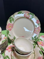 35-Piece Franciscan Desert Rose Earthenware China Set