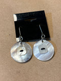 Round Button-Like Earrings