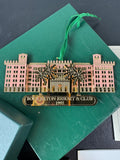 Pair of Assorted Gold Metal Resort Ornaments in Boxes