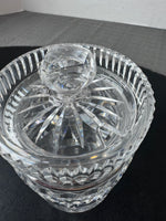 Waterford Style Crystal Jelly Jar