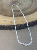 Pearl Necklace with 10K White Gold Clasp