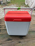Red and White Cooler
