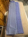 Blue and White Table Cloth, 8 ft x 5 ft 7 in