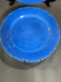 Tommy Bahama Blue Plastic Plates, 4 pc