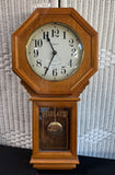 Dunhaven Regulator Westminster Chime Battery Operated Wall Clock