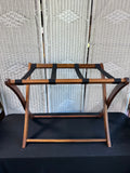 Brown Wooden Folding Luggage Rack (B)