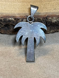 Sterling Palm Tree Pendant